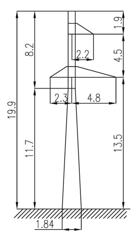 Опора 1П110-1-8.5