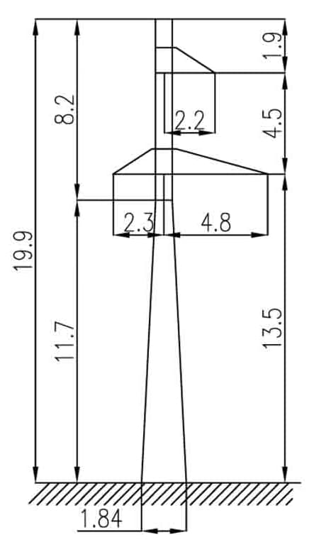 Опора 1П110-3-8.5