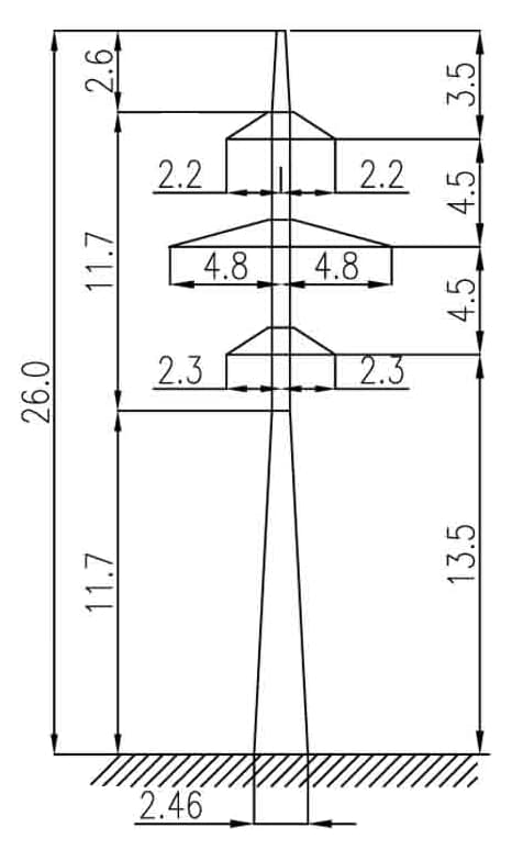 Опора 1П110-4-8.5