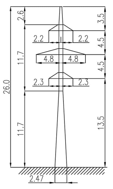 Опора 1П110-6-8.5