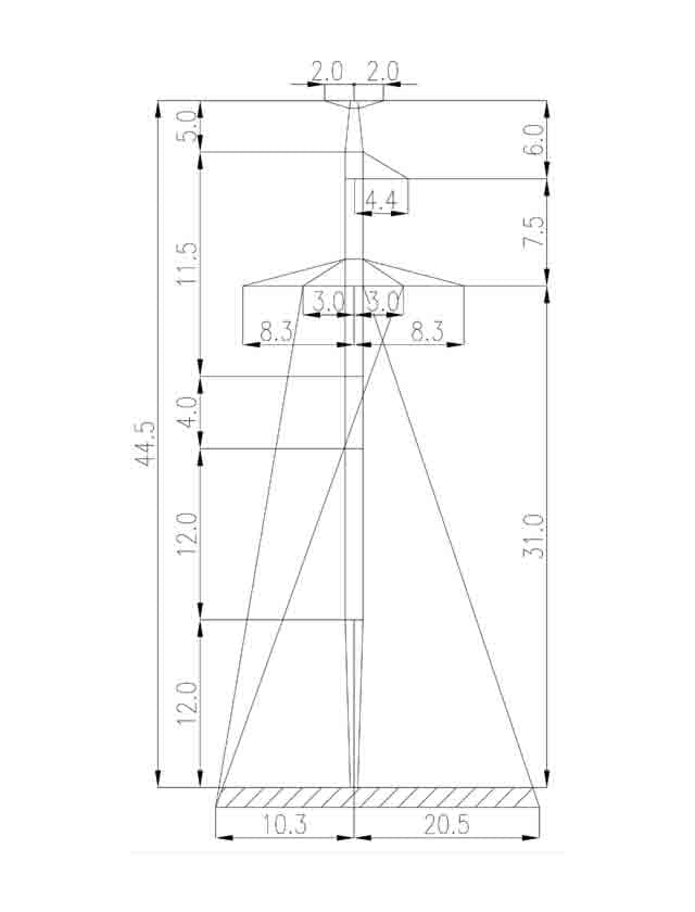 Опора 1П330-3Т+4.0