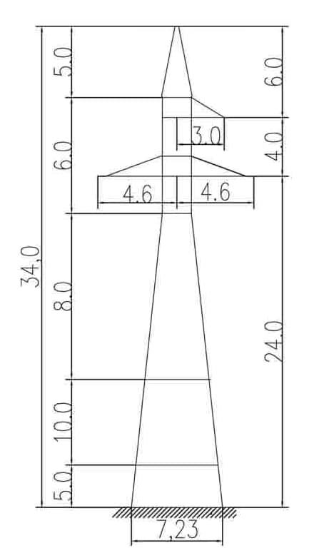 Опора 1У110-1+15