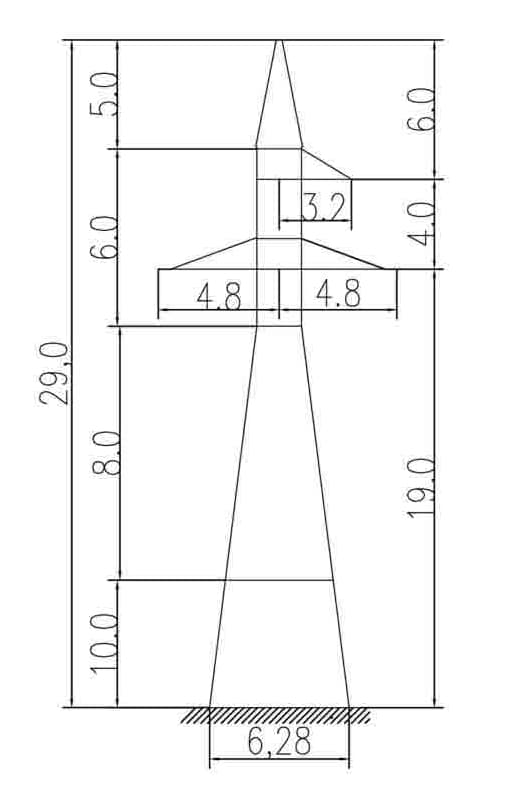 Опора 1У110-3+10