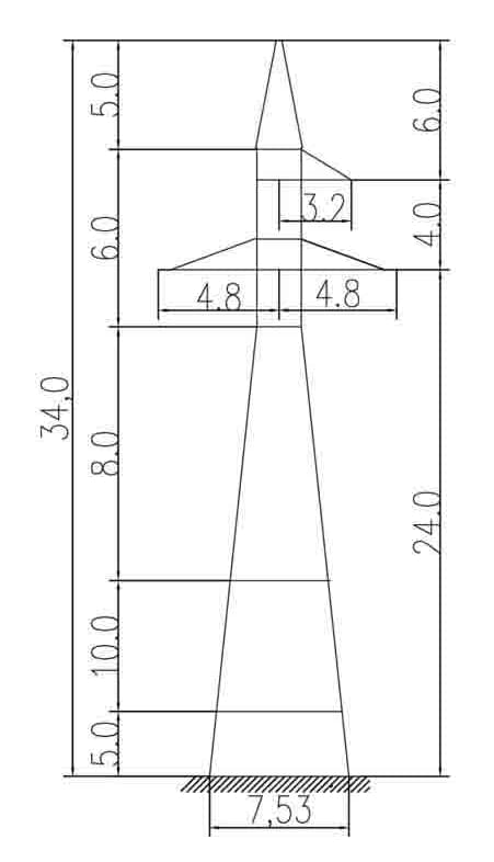 Опора 1У110-3+15