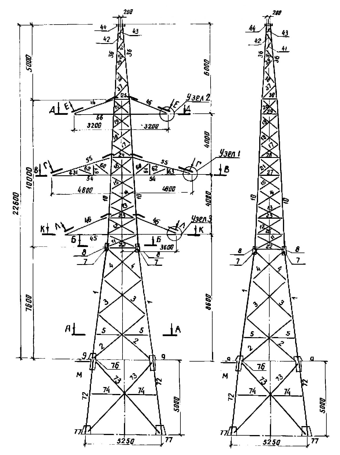 Опора 1У110-7+5