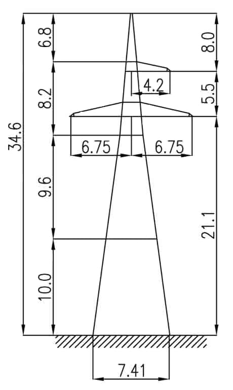 Опора 1У220-1+10