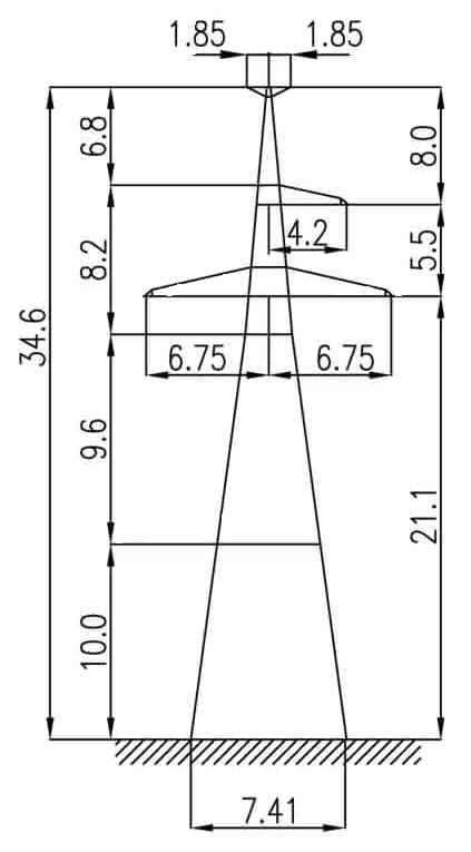 Опора 1У220-1Т+10