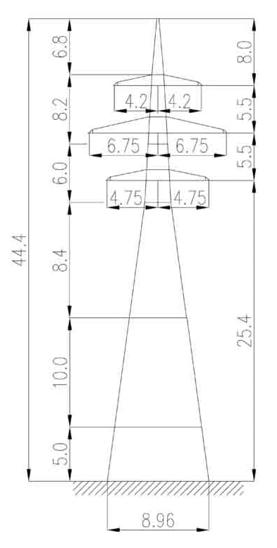 Опора 1У220-2+15