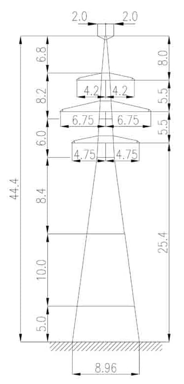 Опора 1У220-2Т+15