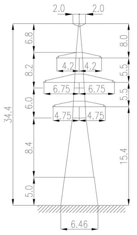 Опора 1У220-2Т+5