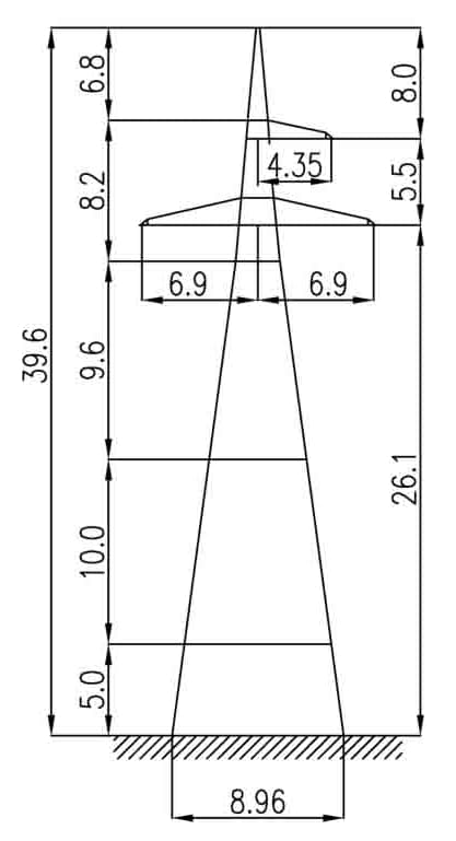 Опора 1У220-3+15