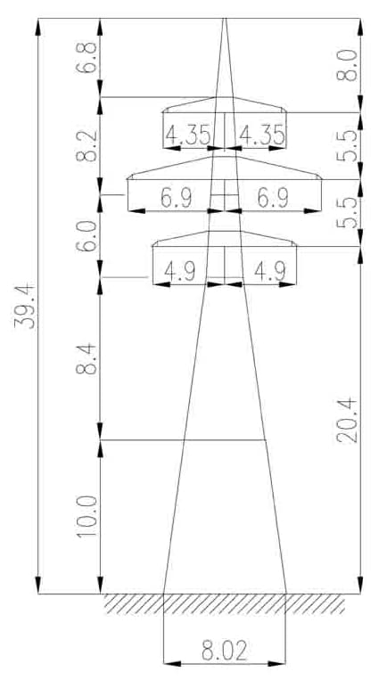 Опора 1У220-4+10