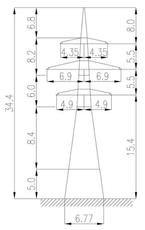 Опора 1У220-4+5