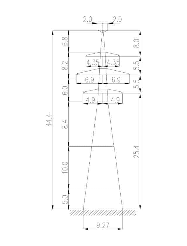 Опора 1У220-4Т+15