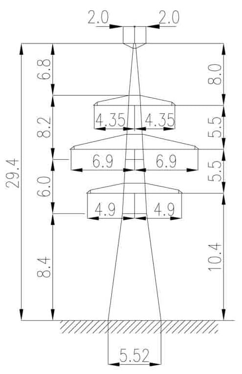 Опора 1У220-4Т