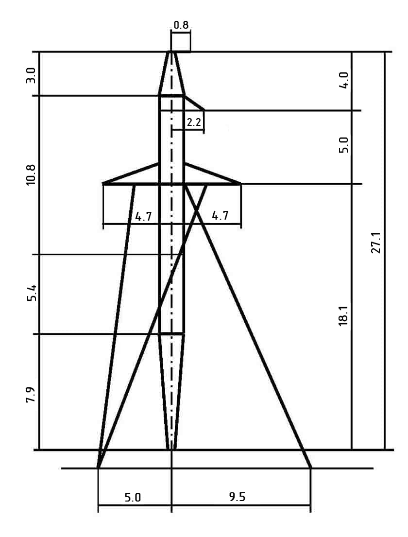 Опора 2П110-11ПГ-5.4