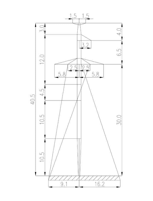 Опора 2П220-7Т+4.5