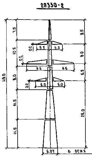 Опора 2П330-2