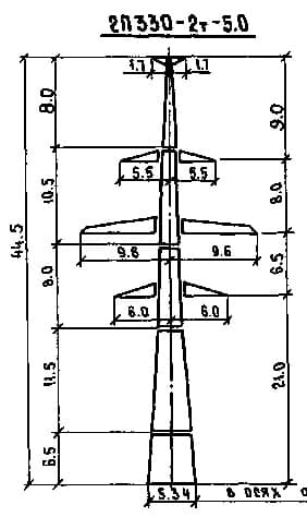 Опора 2П330-2Т-5