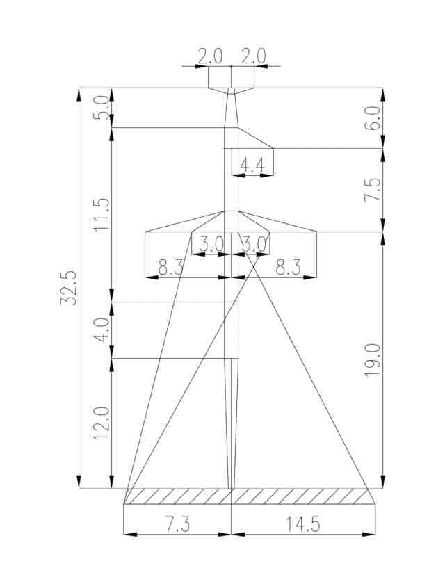 Опора 2П330-5Т-8.0