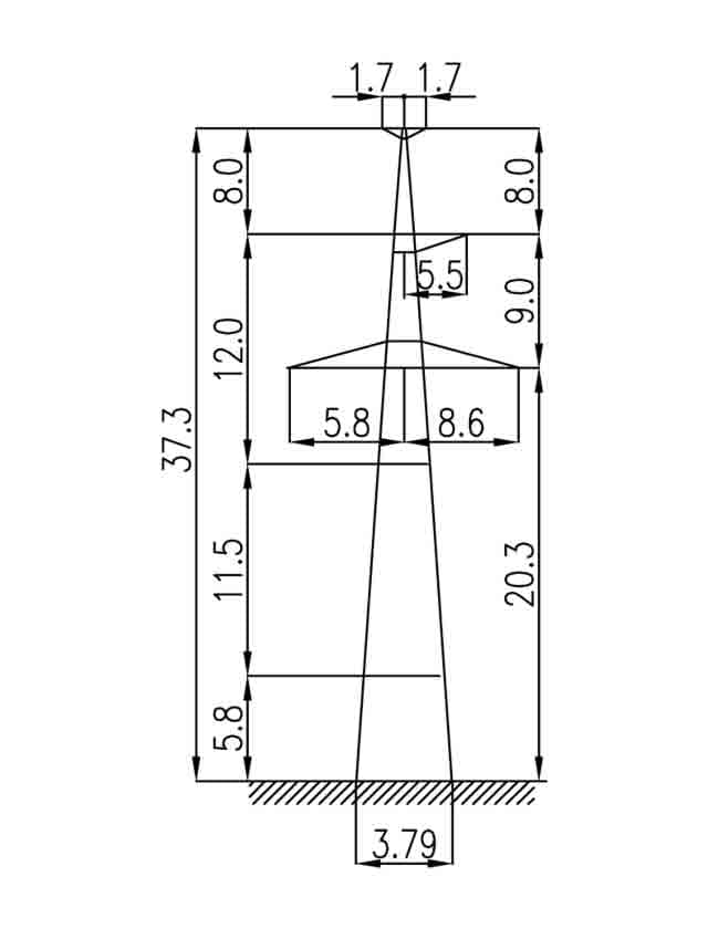 Опора 3П330-1Т-5.7
