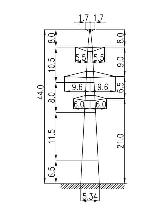 Опора 3П330-2Т-5
