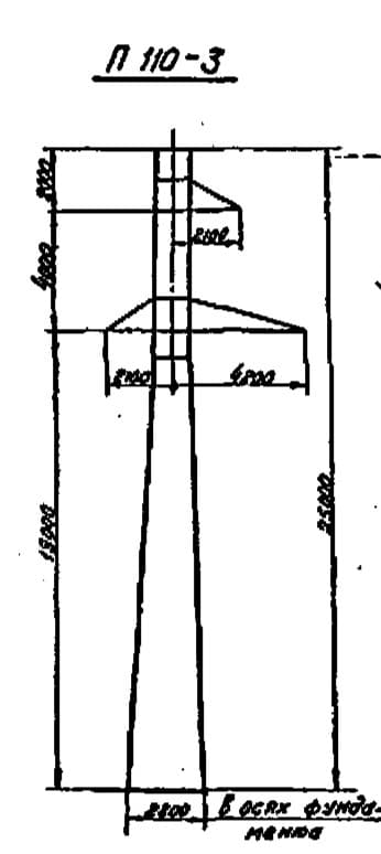 Опора П110-3