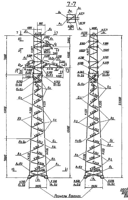 Опора П110-3ТС