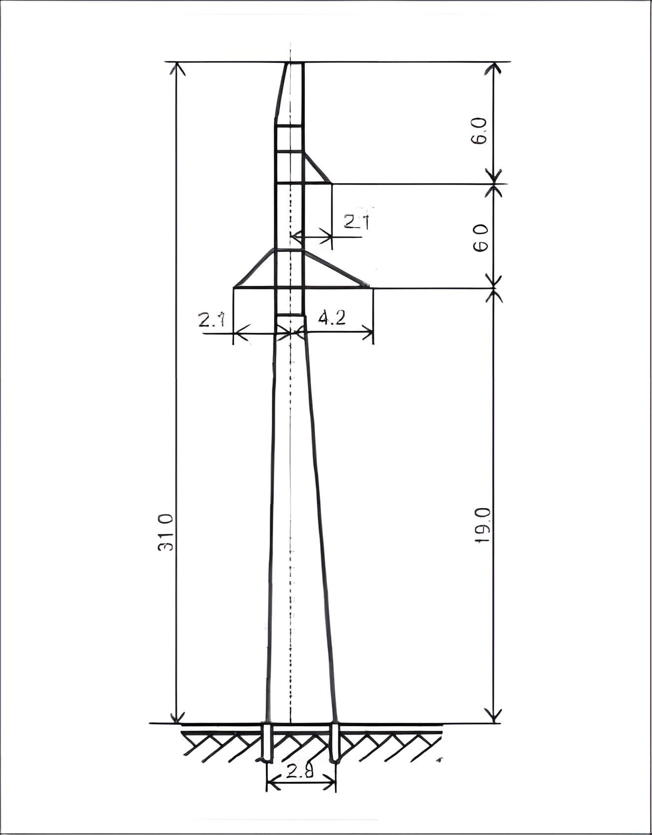 Опора П110-5ПГ
