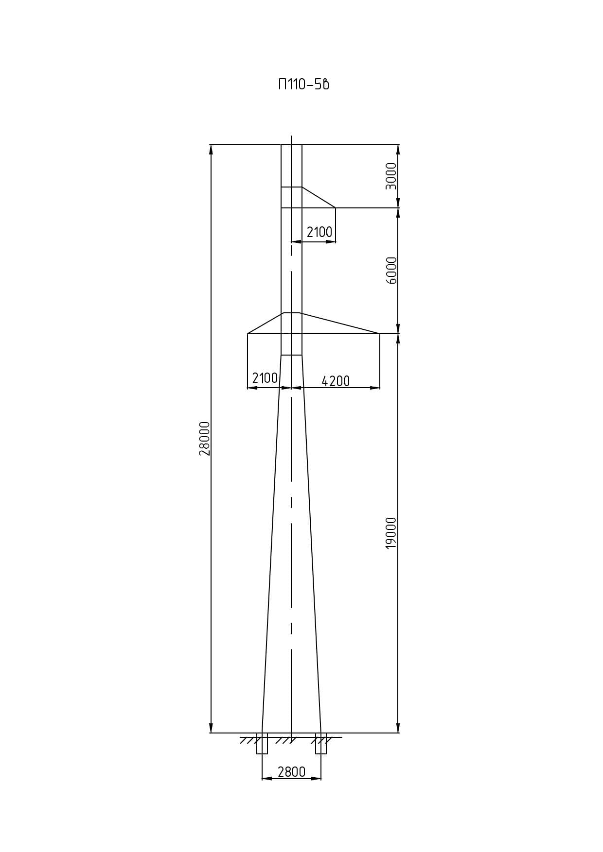 Опора П110-5В
