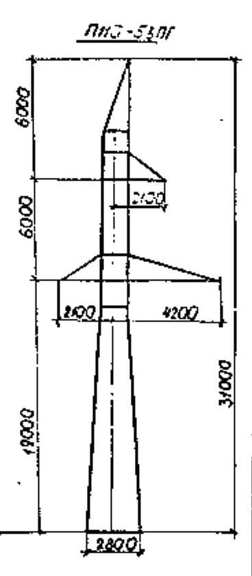 Опора П110-5ВПГ