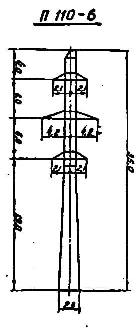 Опора П110-6