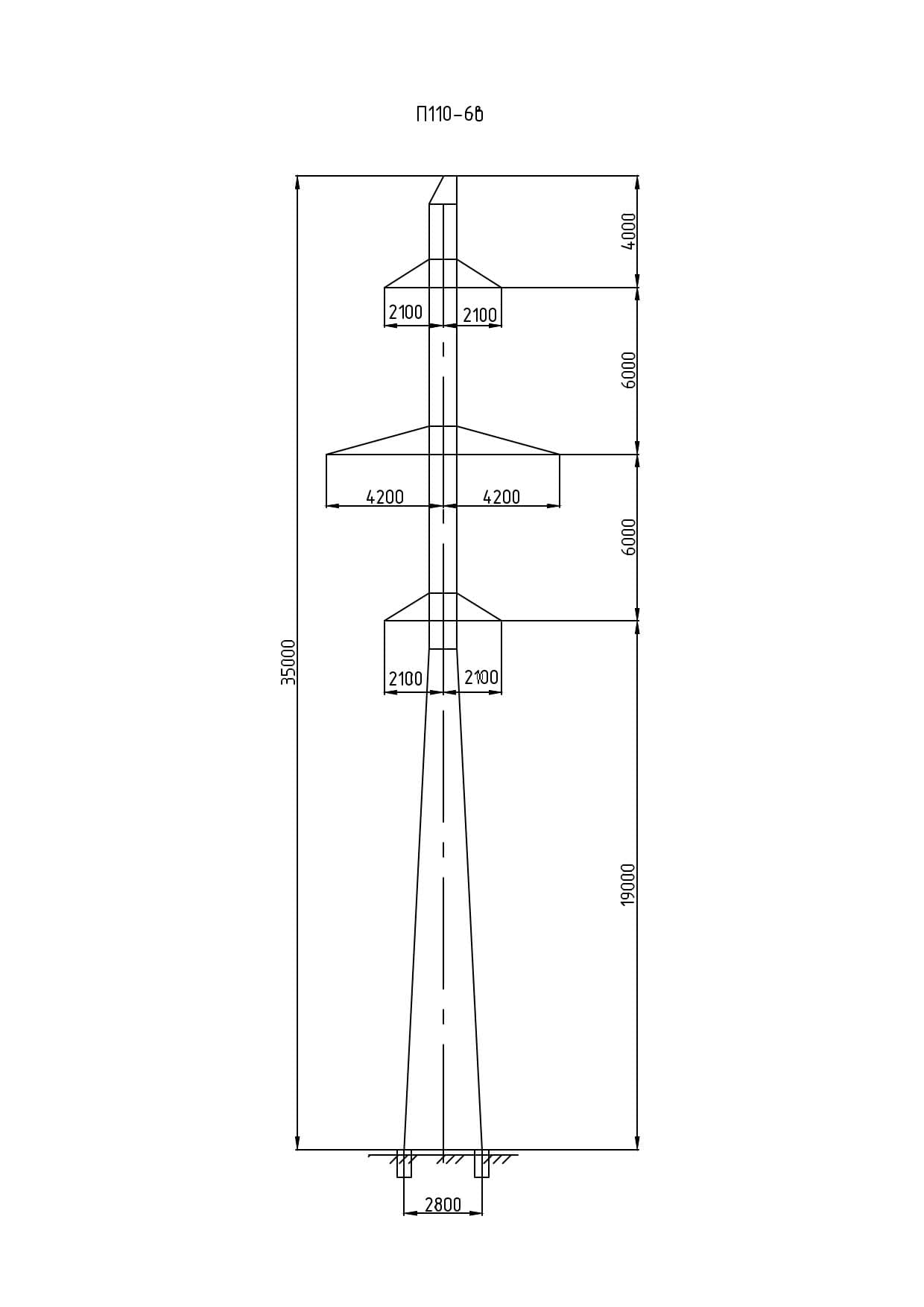 Опора П110-6В