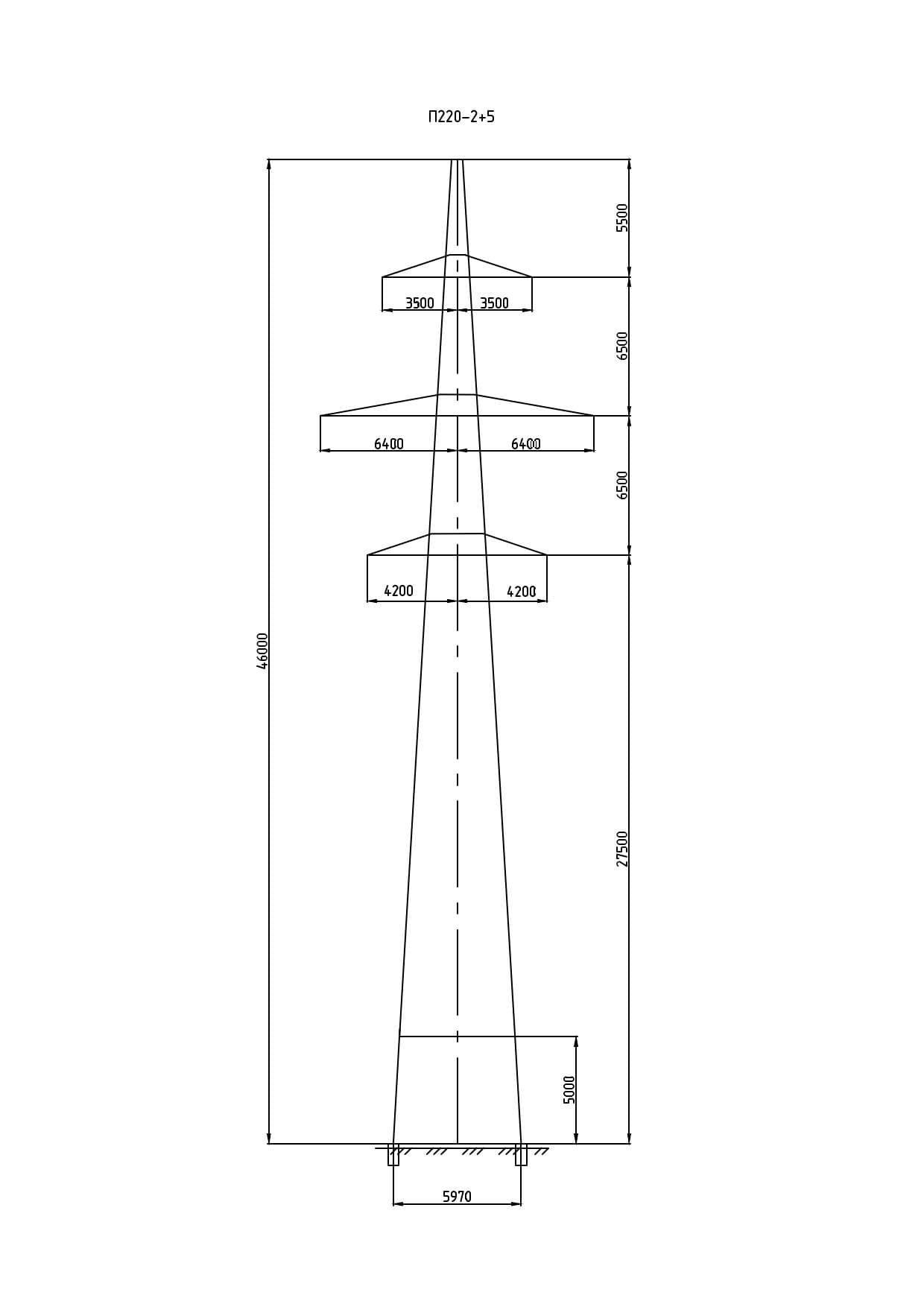 Опора П220-2+5
