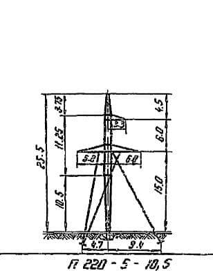 Опора П220-5-10,5