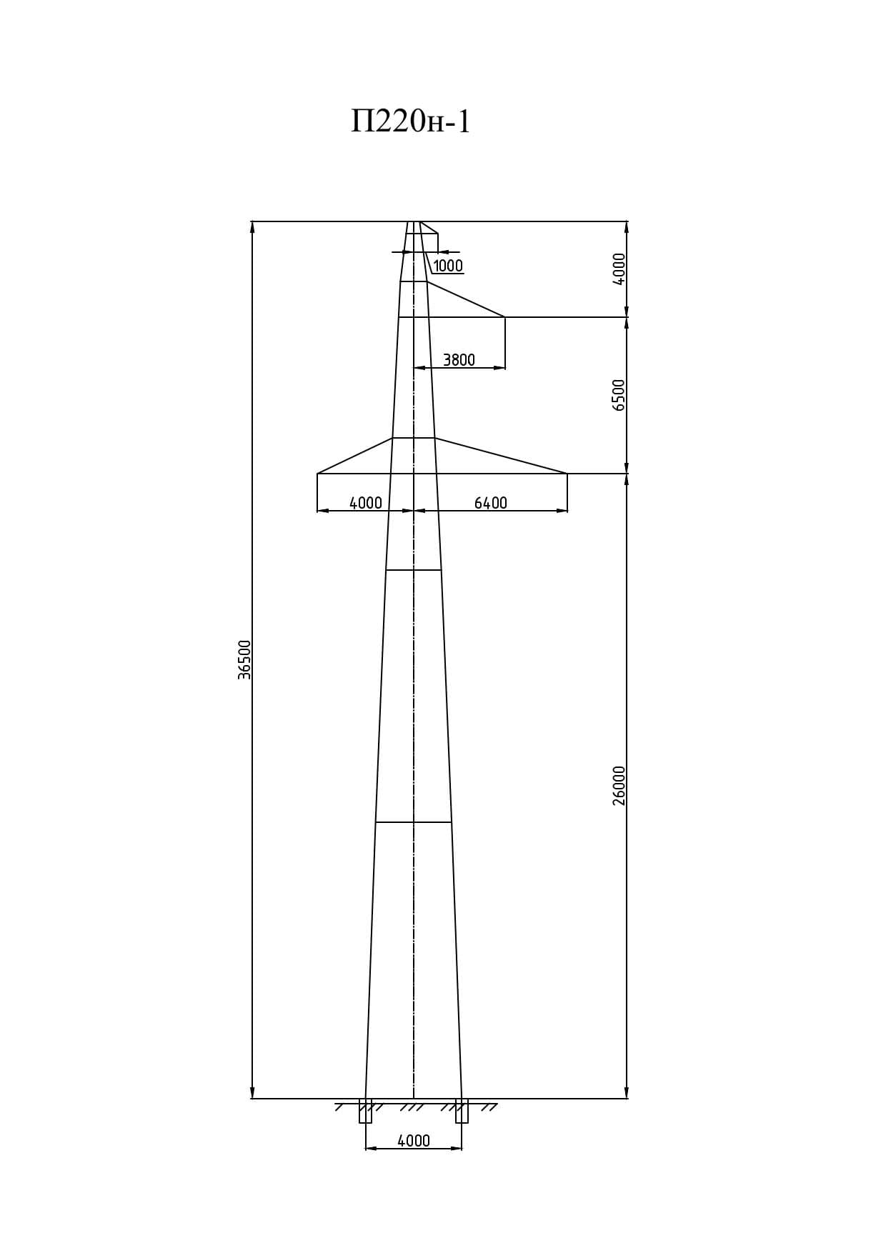 Опора П220н-1.1