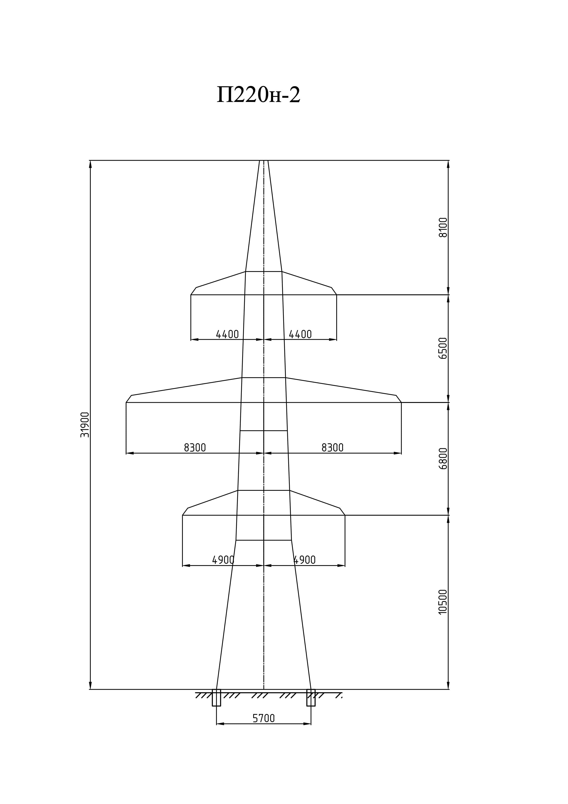 Опора П220н-2.1
