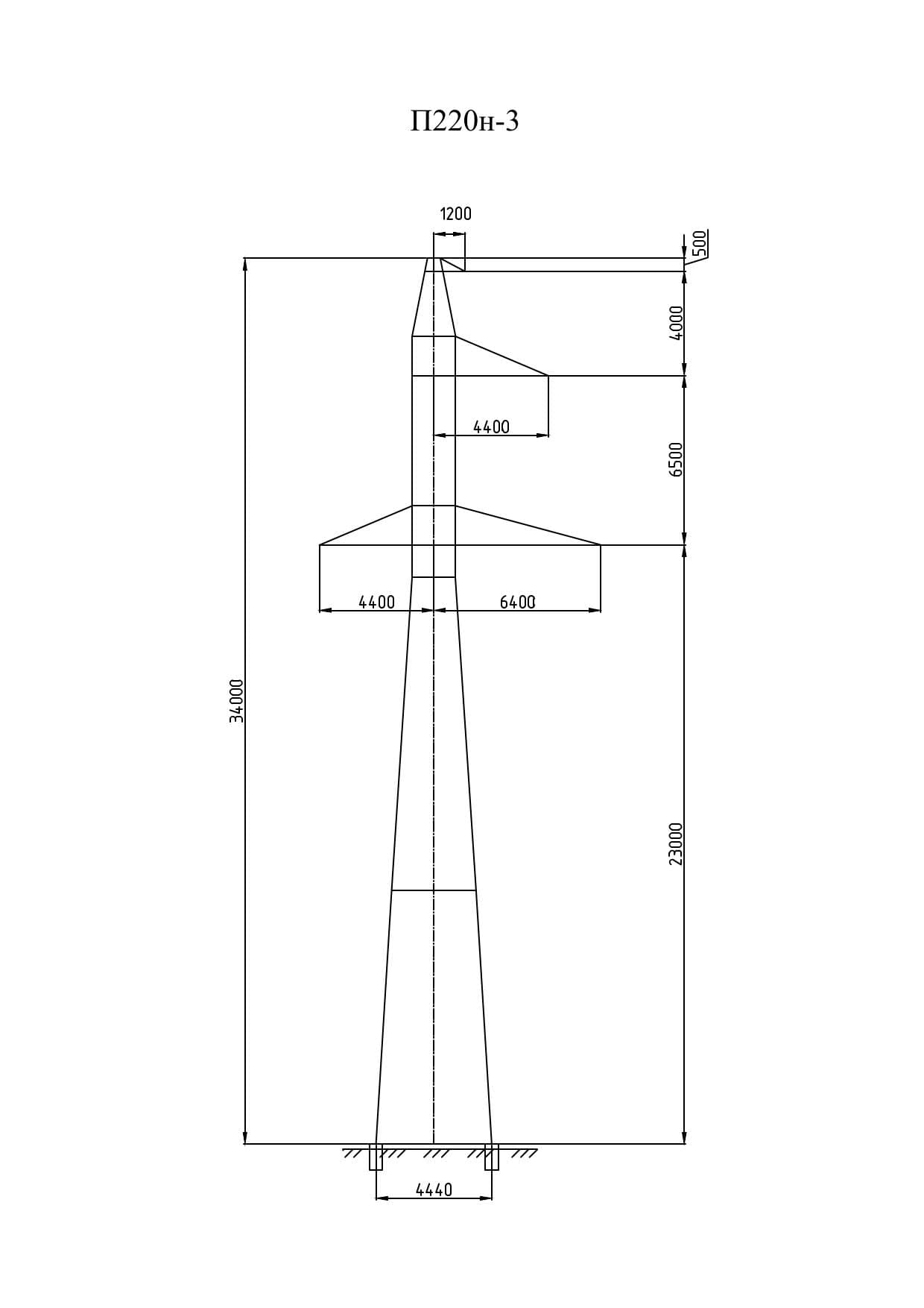 Опора П220н-3.1