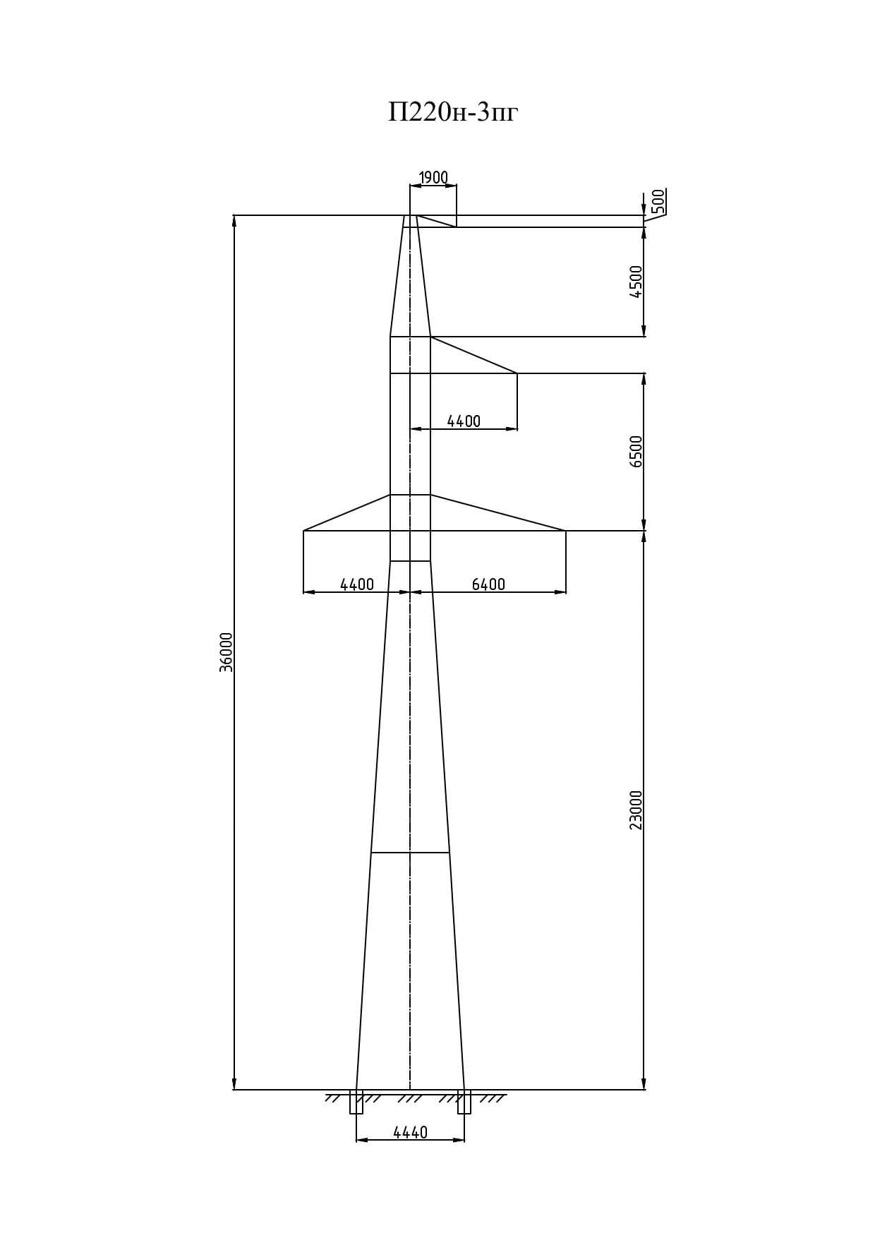 Опора П220н-3.1пг