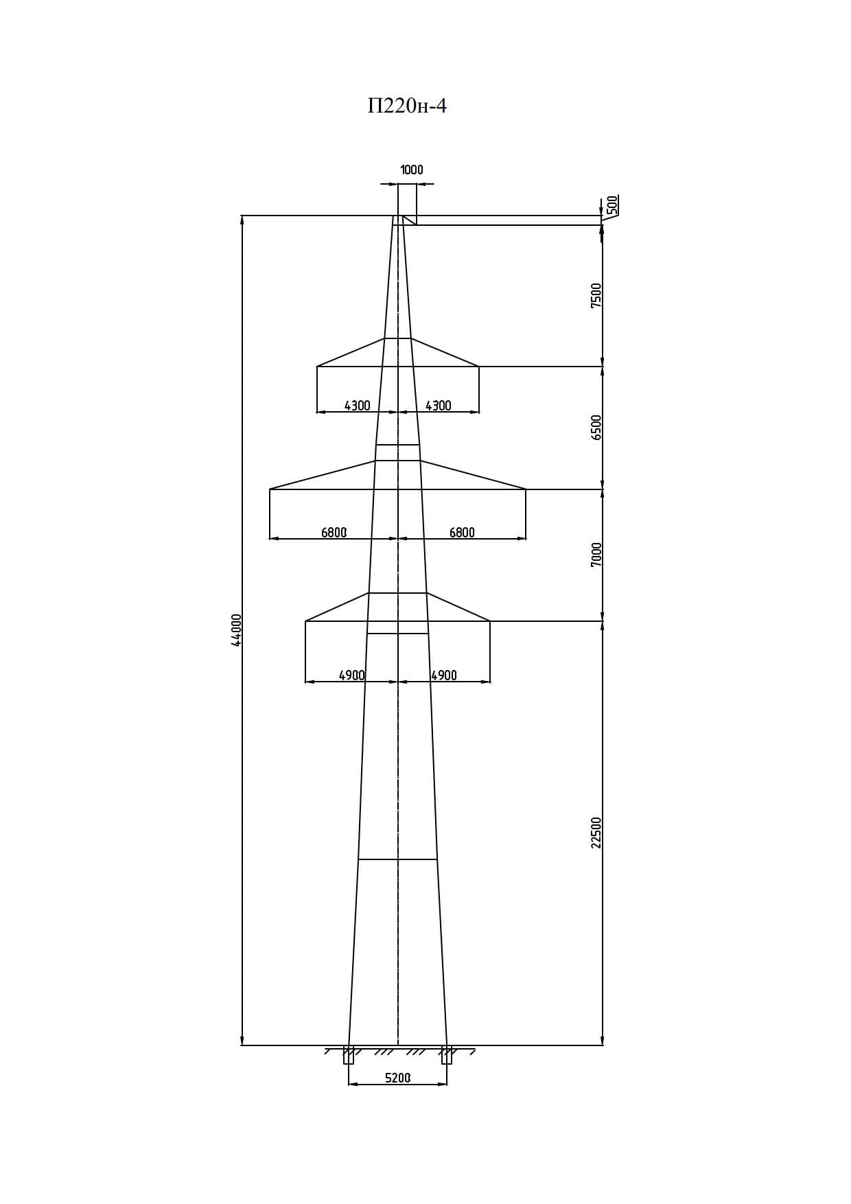 Опора П220н-4.1