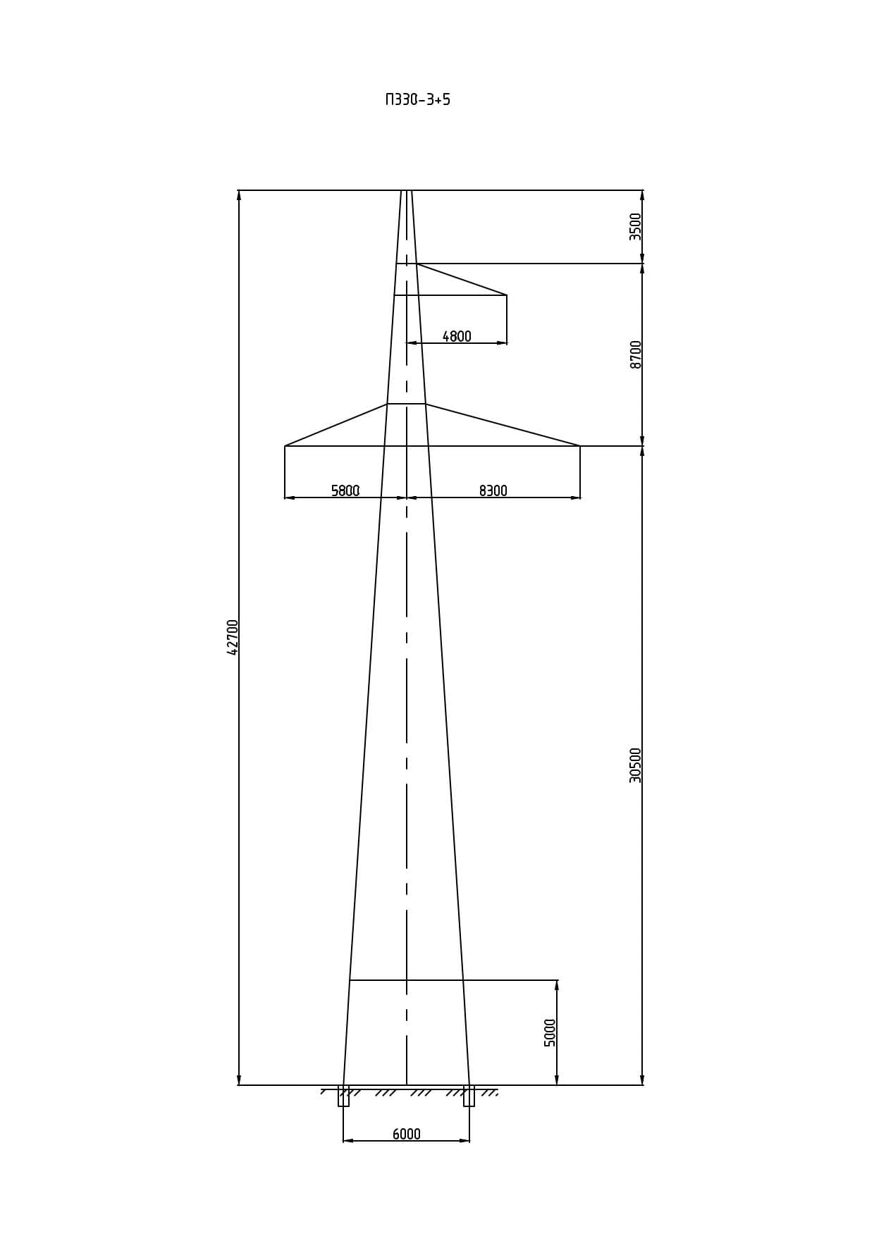 Опора П330-3+5