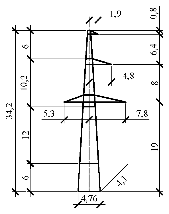 Опора П330н-1пг-6.0 (II-III)