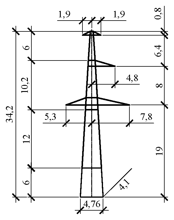 Опора П330н-1т-6.0 (II-III)
