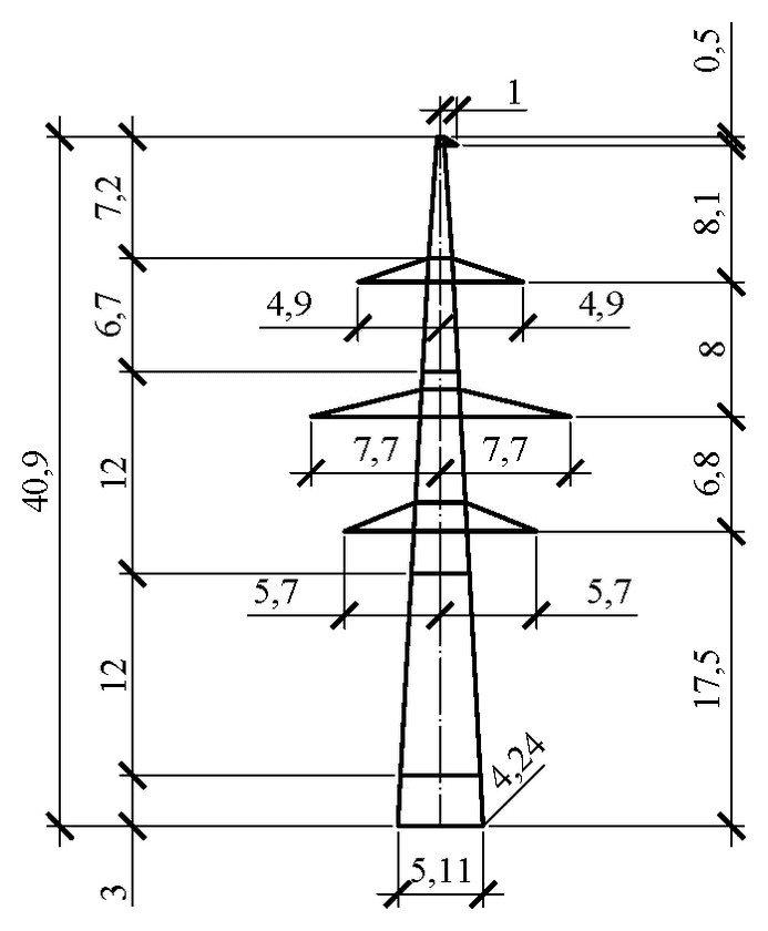Опора П330н-2-5.0 (II-III)