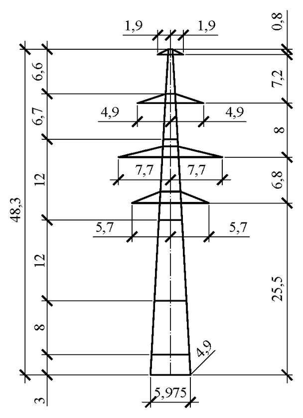 Опора П330н-2т+3.0 (II-III)