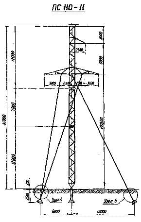 Опора ПС110-11