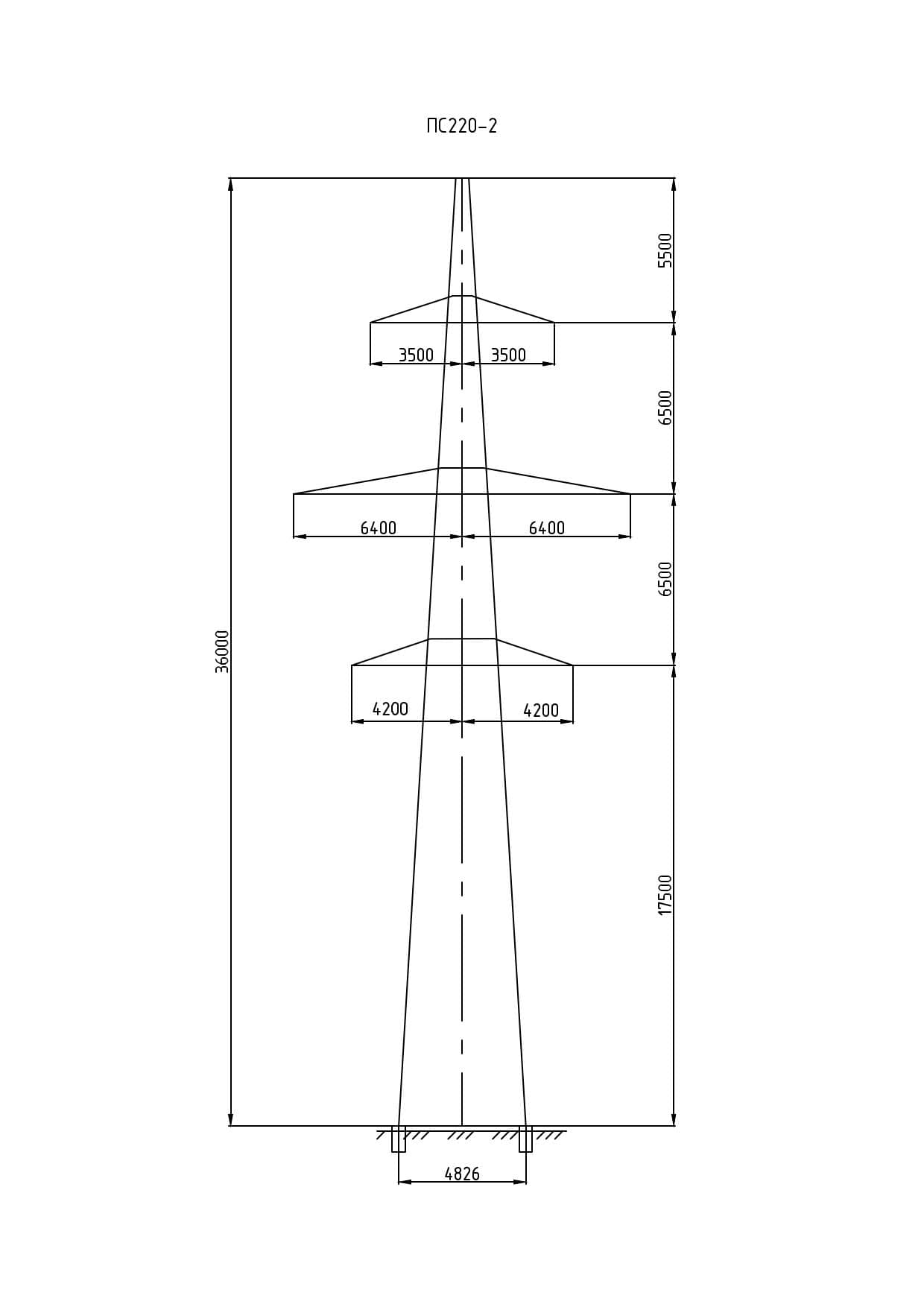 Опора ПС220-2