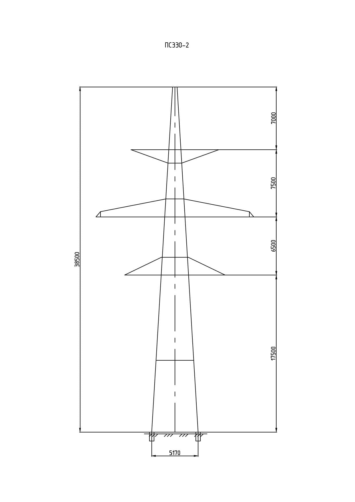 Опора ПС330-2