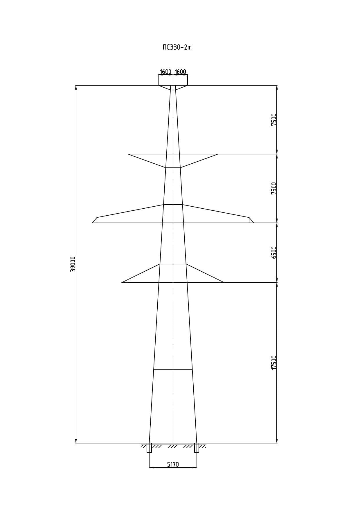 Опора ПС330-2Т
