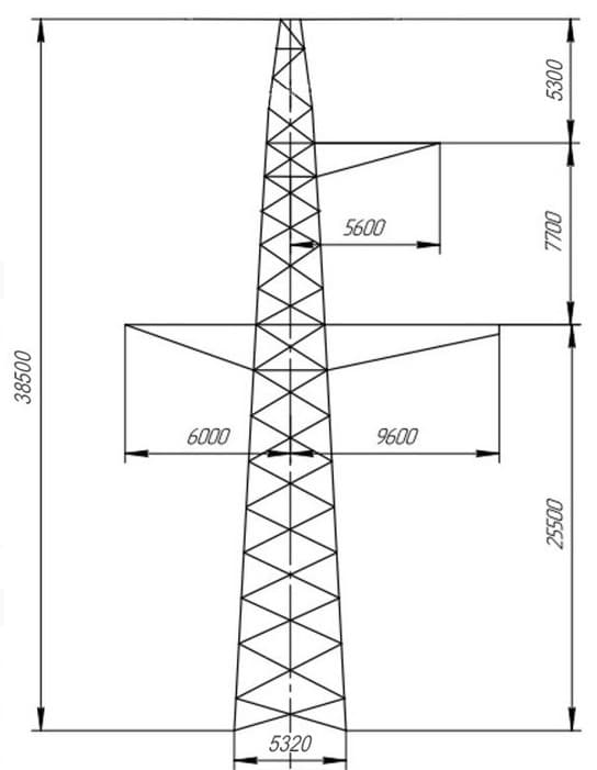Опора ПС330-5